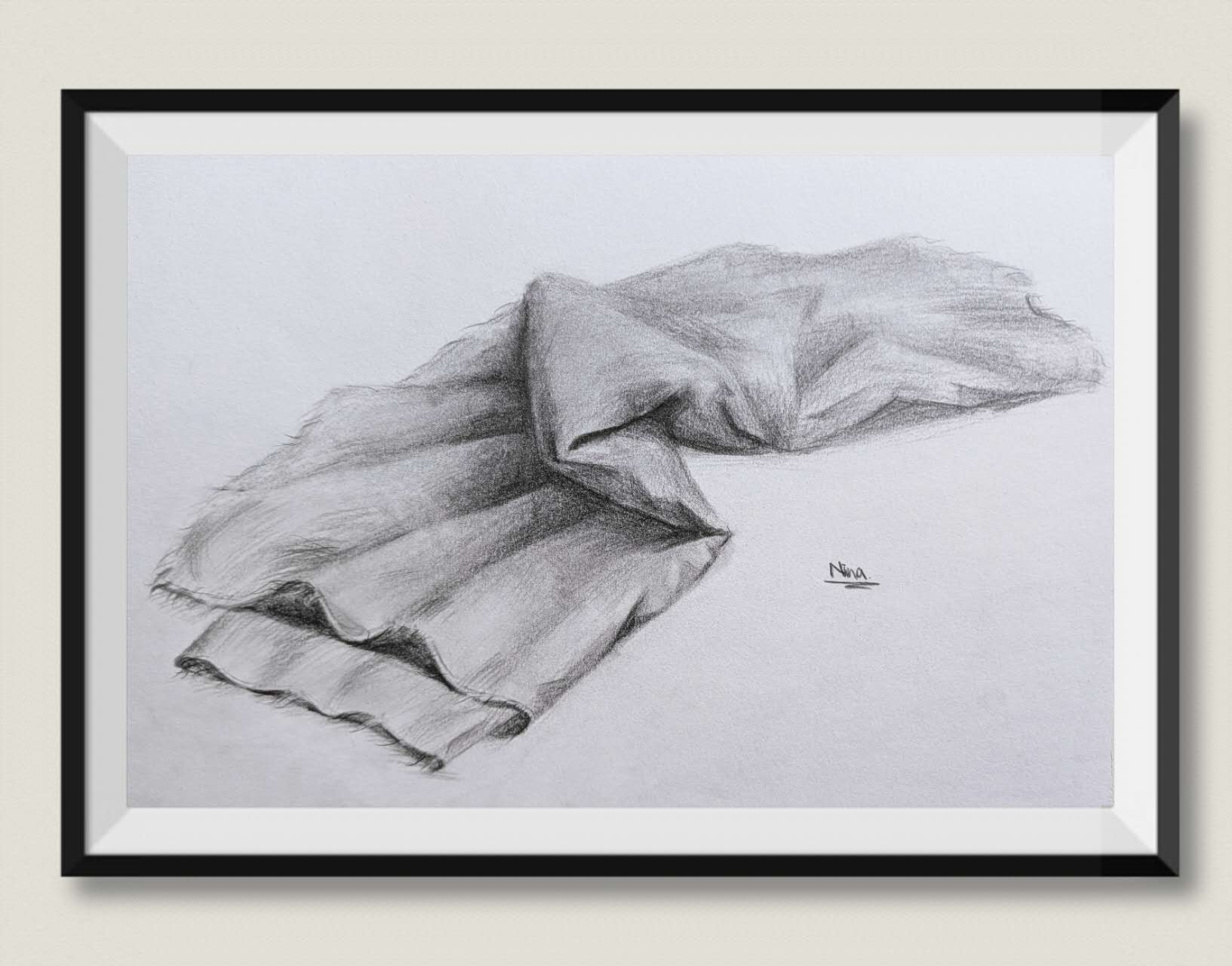 Study of folded cloth